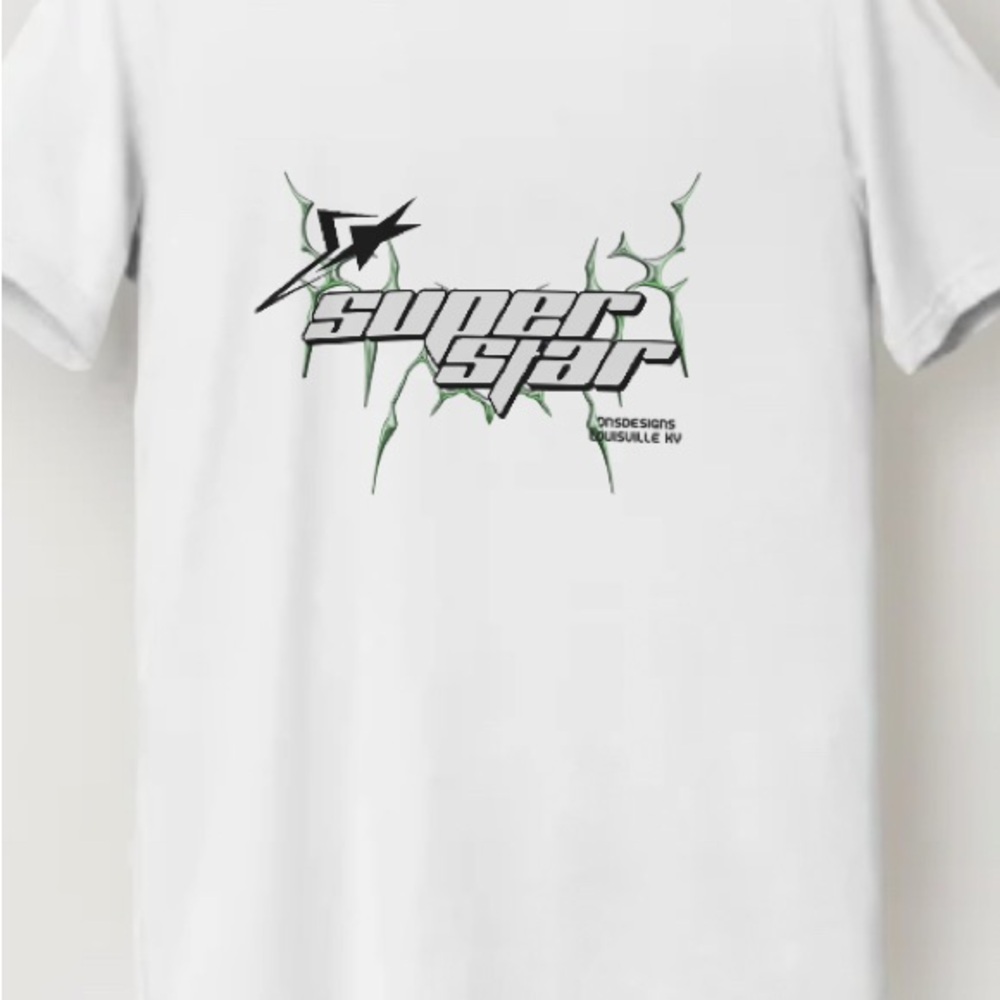 Superstar Graphic Tee in White